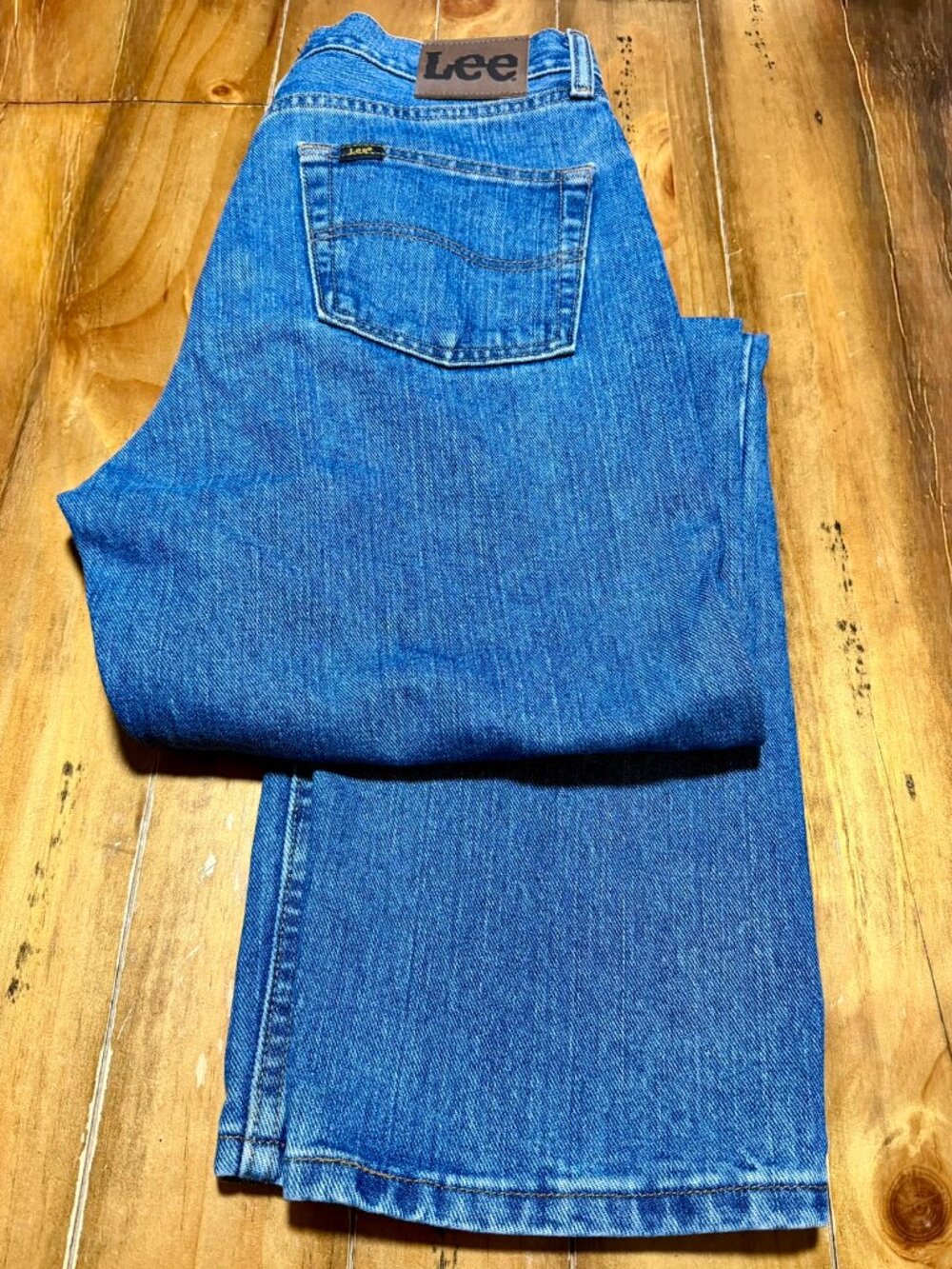 Lee Men’s Relaxed Fit Classic Denim Jeans 30×34 • Made in Mexico • Great Shape